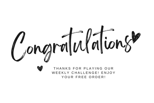 FAKE congratulations label